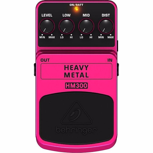 Pedal De Distorsion Behringer Hm300 Heavy Metal