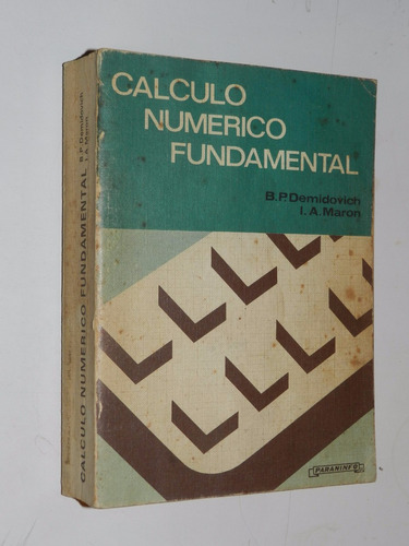 Calculo Numerico Fundamental - Demidovich - Maron  - L026