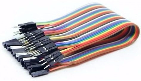 Imagen 2 de 3 de Pack 40 Cables Macho Hembra 20cm Dupont Ar Uno Raspberry Ect