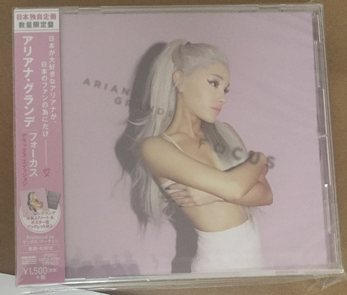 Ariana Grande Focus Edición Limitada De Japón