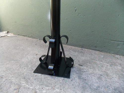 Farol Exterior De Columna Colonial (se Puede Atornillar)