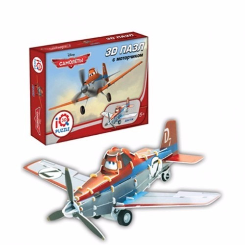 Quebra Cabeça 3d Aviões Dusty Movido A Fricção Dtc