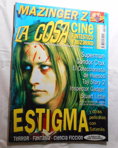 Revista La Cosa Nro.48 Cine Fantastico Y Bizarro. Nacional.