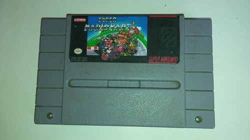 Fitas De Super Nintendo Mario Kart (original)