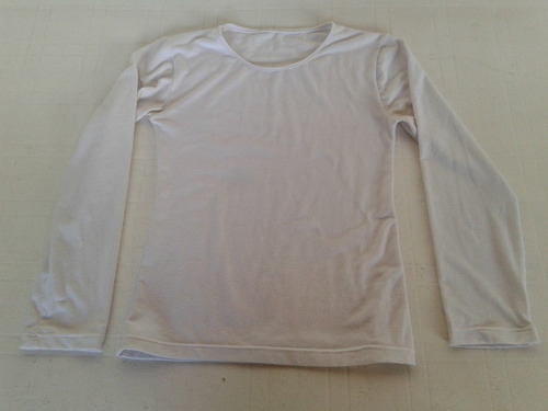 Remera Blanca De Algodon Talle S
