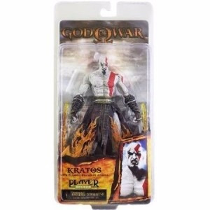 God Of War Kratos With Flaming Blades Of Athena Action Figur