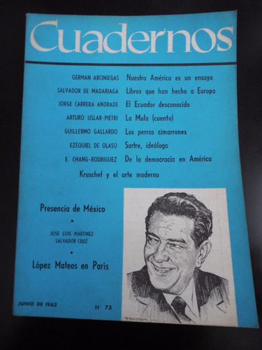 Revista Cuadernos 73 Arciniegas Gallardo De Olaso Andrade