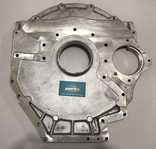 Chapa Traseira Do Motor (alumínio) Capa Seca F250 6cc Mwm