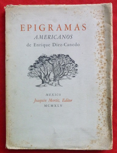 Enrique Diez Canedo - Epigramas Americanos