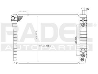 Radiador Gmc Safari 1993-1994 V6 4.3lts Automatico