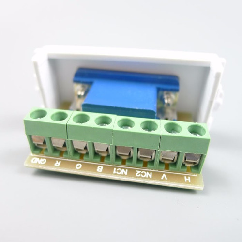 Vga Modulo Conector Multimedia 3 + 6 Vga