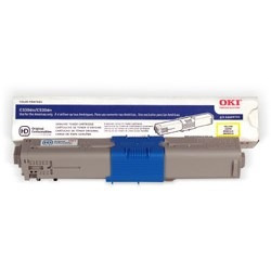 Toner Original Oki 44973593 Amarillo C330dn  C331dn C530dn