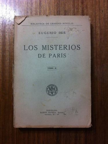 Los Misterios De Paris - Eugenio Sue Tomo 2