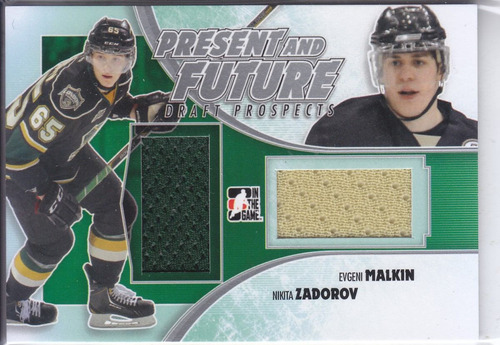 2013 In The Game Pres & Fut Jerseys Evgeni Malkin N Zadorov