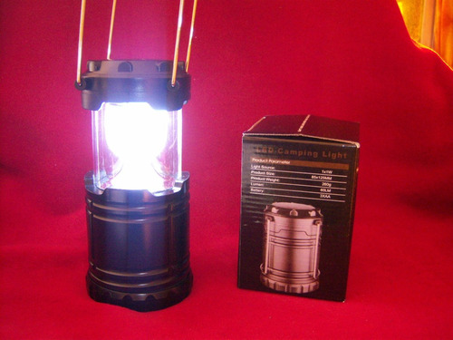 Farol Led Camping Luz Emergencia Retractil