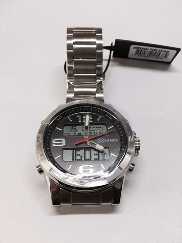 Relógio X-games Masculino Anadigi Xmssa004 P2sx Aço Oferta