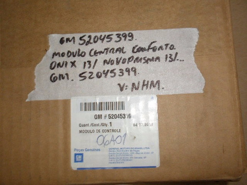 Modulo Carroceria Bcn Onix 13 / Prisma Original Gm 52045399