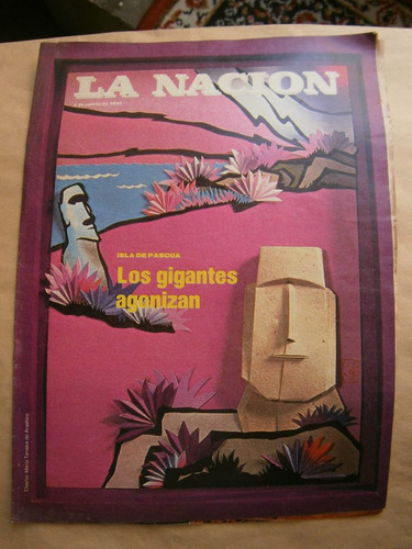 La Nación Revista - Año 1990 -  Isla De Pascua!