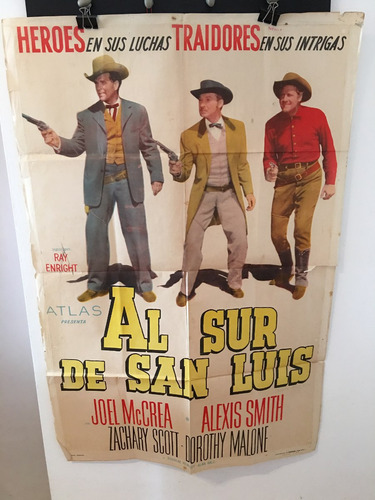 Afiche De Cine Original - Al Sur De San Luis