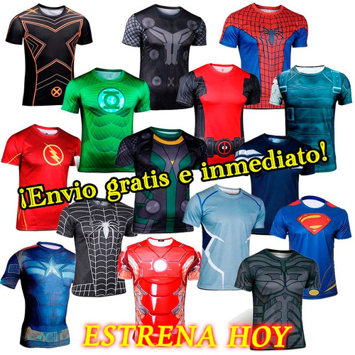 Lote 6, Thor Flash Green Spiderman Superman Iron Man