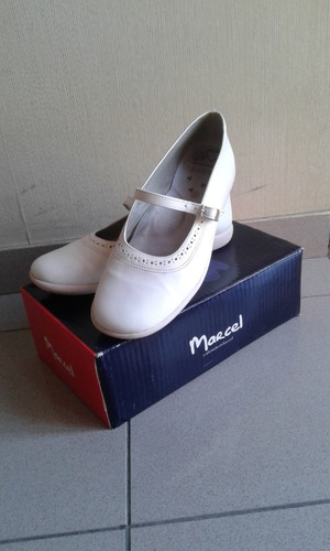 Zapatos Blancos Marcel  Talle 37 De:fiesta/comunión