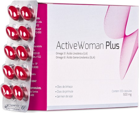 Active Woman Plus 100 Cáps  Frete Grátis Brasil