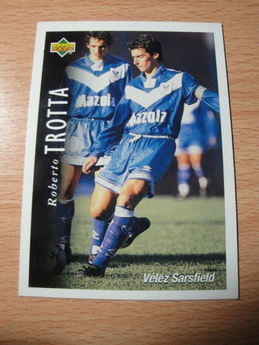 Figuritas Futbol 1995 Trading Card Velez Trotta 86