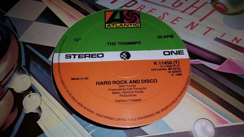 Trammps Hard Rock And Disco Vinilo Maxi Uk 1980