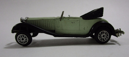 Bugatti 1927 Carro Auto Antiguo 10 Cm De Coleccion Metalico