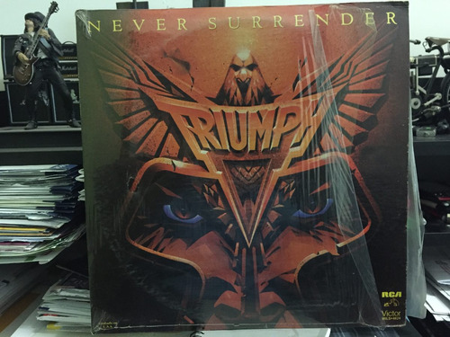 Triumph - Never Surrender 1983 Lp Mexico «all The Way» Vg++