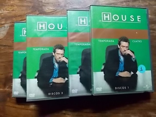 Dvd Original Dr. House Temp 4 Completa Sin Caja Contenedora
