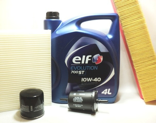 Kit 4 Filtros + Aceite Elf 700 Semi Renault Clio 1.2 16v D4f