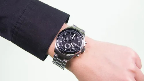 Reloj Hombre Fossil Ch2600 Cronografo Calendario Wr 100 Mts