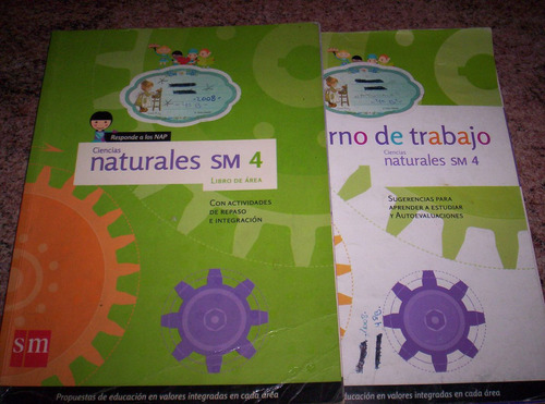 Ciencias Naturales 4 Sm + Cuaderno De Trabajo.