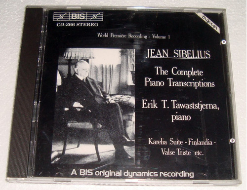 Jean Sibelius The Complete Piano Transcriptions Cd Importado