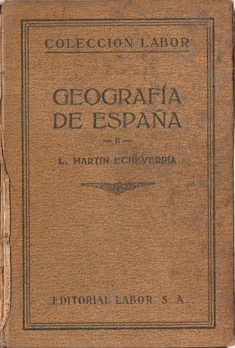 Geografia De España - Echeverria - Labor