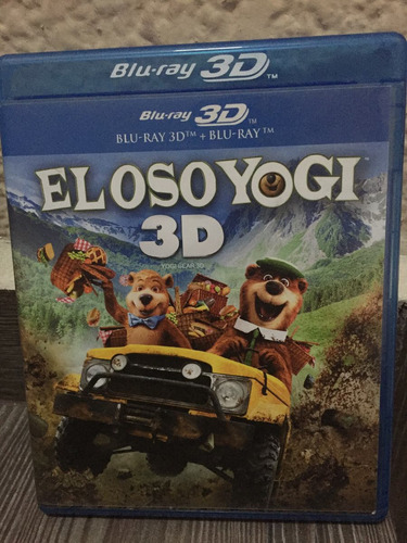 El Oso Yogi 3d Solo Bluray 3d Usada