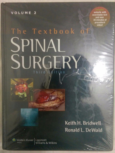The Textbook Of Spinal Surgery Vol 2(cirurgia Espinhal)