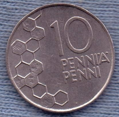 Finlandia 10 Pennia 1991 * Republica *