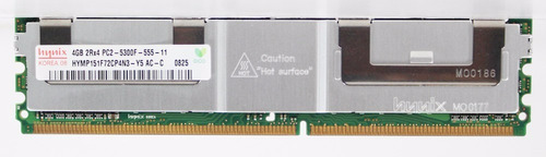 Memoria Servidor Hp Ibm 4gb 2rx4 Pc2-5300f Ddr2 Ecc Fbdimm