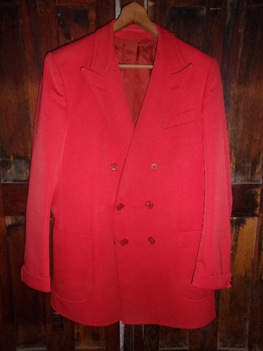 Blazer, Chaqueta O Saco Rojo De Dama,botones Cruzadostalle L