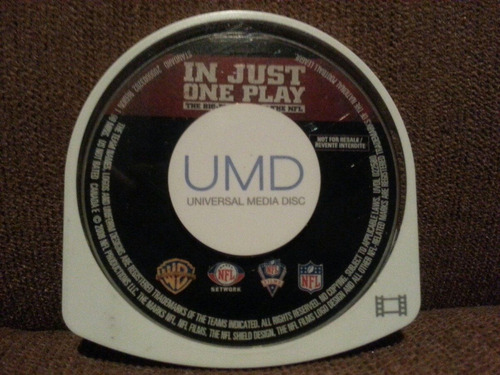 ¡click! Pelicula Nfl In Just One Play Original Psp