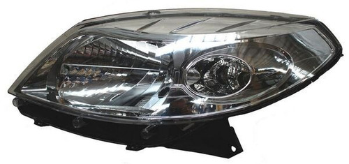 Faro Renault Sandero 2010-2011-2012 Fondo Cromado Izquierdo
