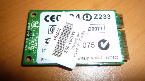 Tarjeta Wifi Mini-pci Broadcom Bcm94311mcghpx (Usado)