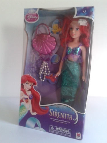 Muñeca Nueva Ariel La Sirenita 52 Cm- Original Disney Oferta