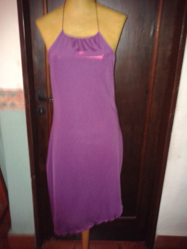 Vestido Fiesta Tornasolado  T M/ L.san Isidro