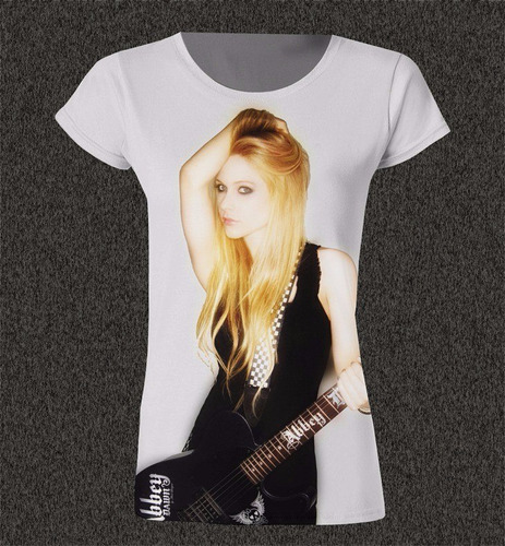 Remera Sublimada De Mujer Avril Lavigne Cs365