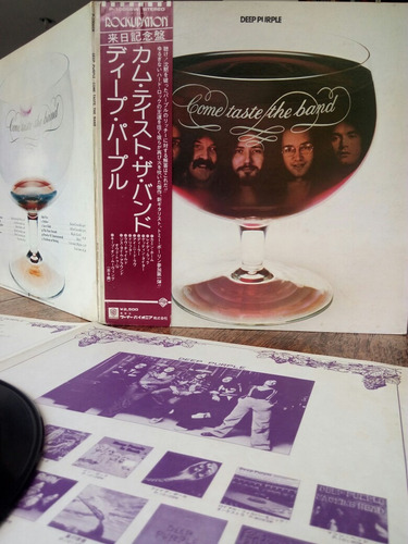 Imagem 2 de 6 de Lp Deep Purple Come Taste Band Bolin Japones 1975 Original