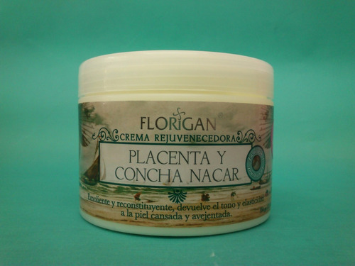 Crema Placenta Y Concha Nacar Florigan