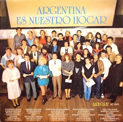 Argentina Es Nuestro Hogar 1985 Vinilo Argentino Lp Pvl